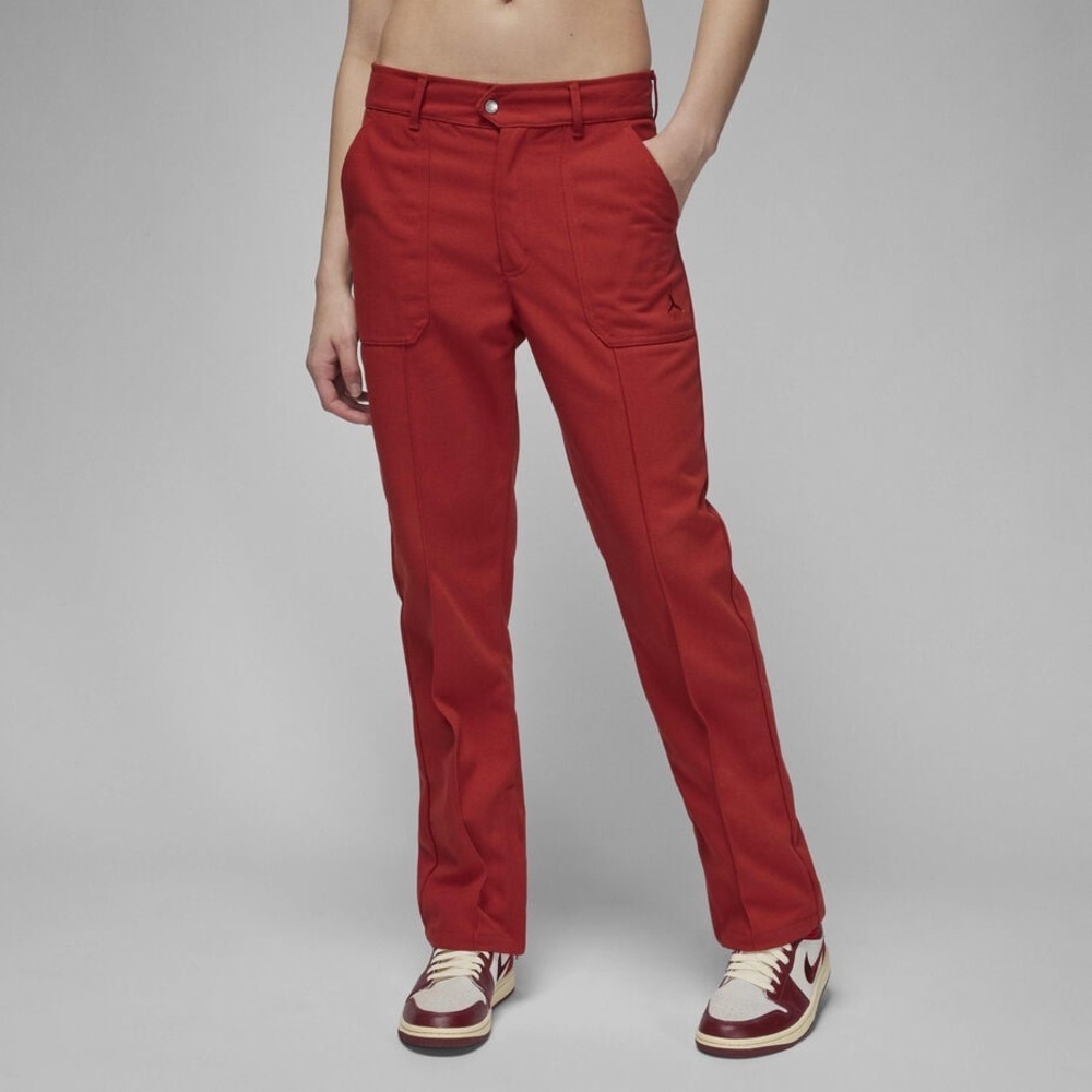 Nike Jordan Woven Trousers Women’s Size Small  NWT Dune Red